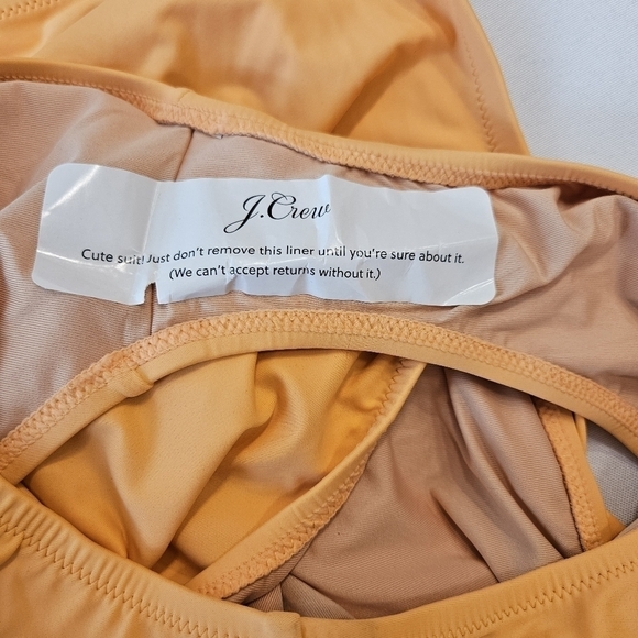 J. Crew Plus Ruched bandeau one-piece swimsuit Size 24 NWT - Picture 10 of 10